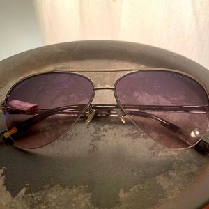 Black and grey aviator style Ted Baker sunglasses